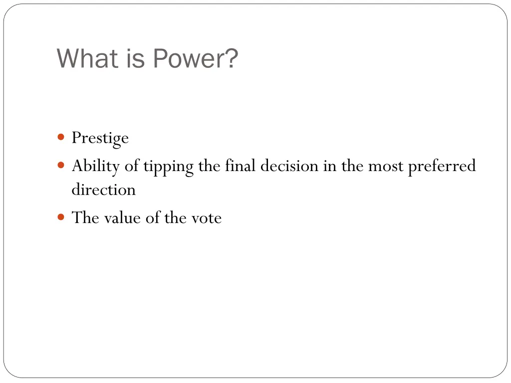 what is power