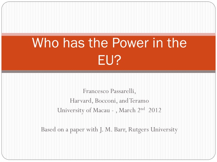 who has the power in the eu