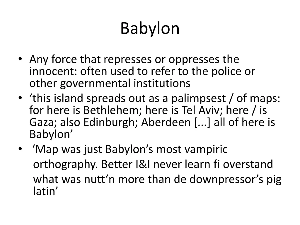 babylon