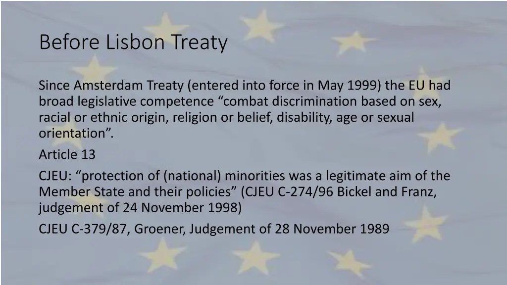 before lisbon treaty