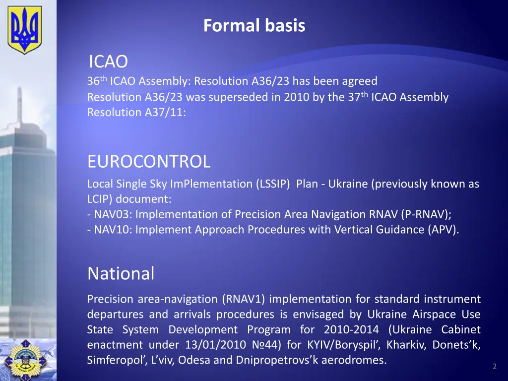 formal basis