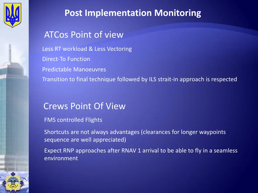 post implementation monitoring