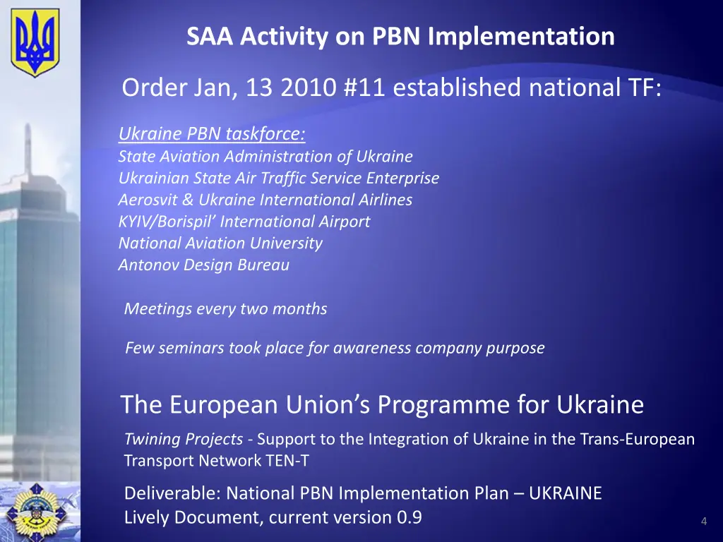 saa activity on pbn implementation