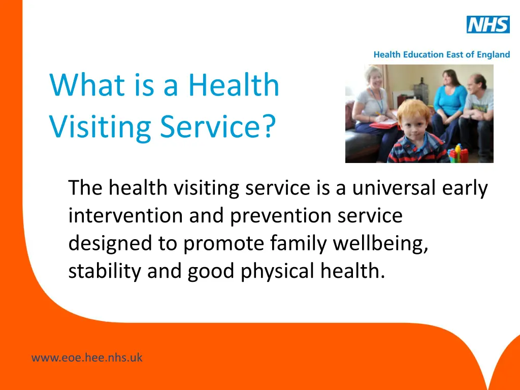 what is a health visiting service