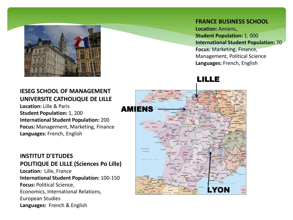 france business school location amiens student