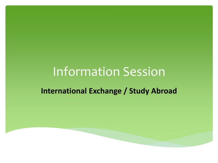 information session