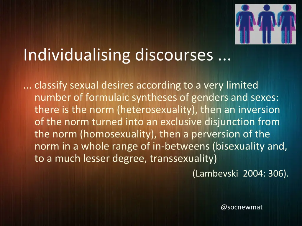 individualising discourses