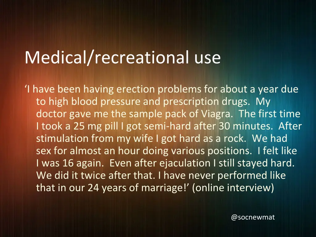 medical recreational use