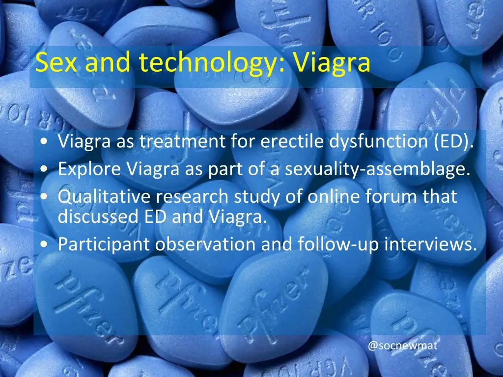 sex and technology viagra