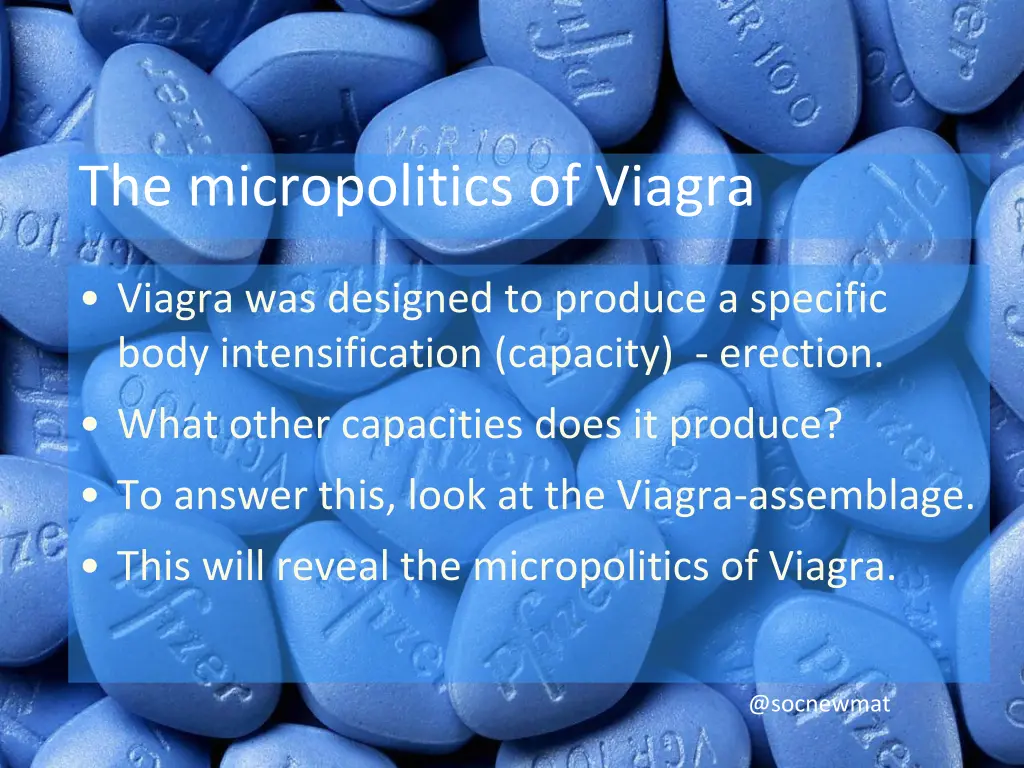 the micropolitics of viagra