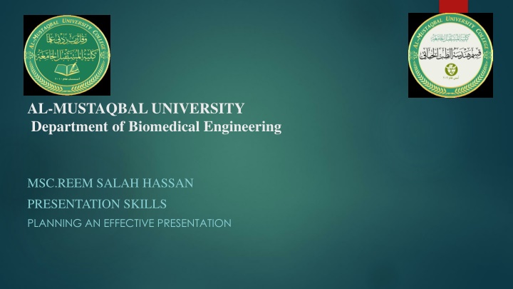 al mustaqbal university department of biomedical