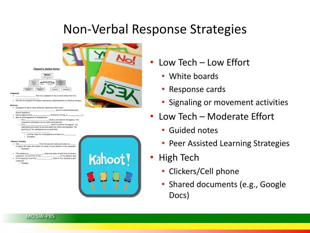 non verbal response strategies 1