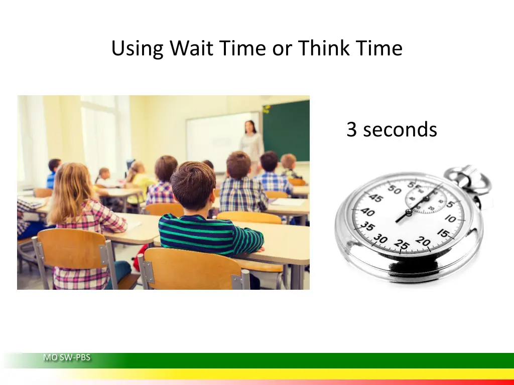 using wait time or think time