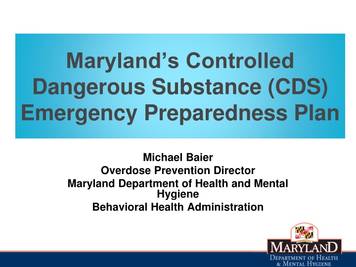 maryland s controlled dangerous substance