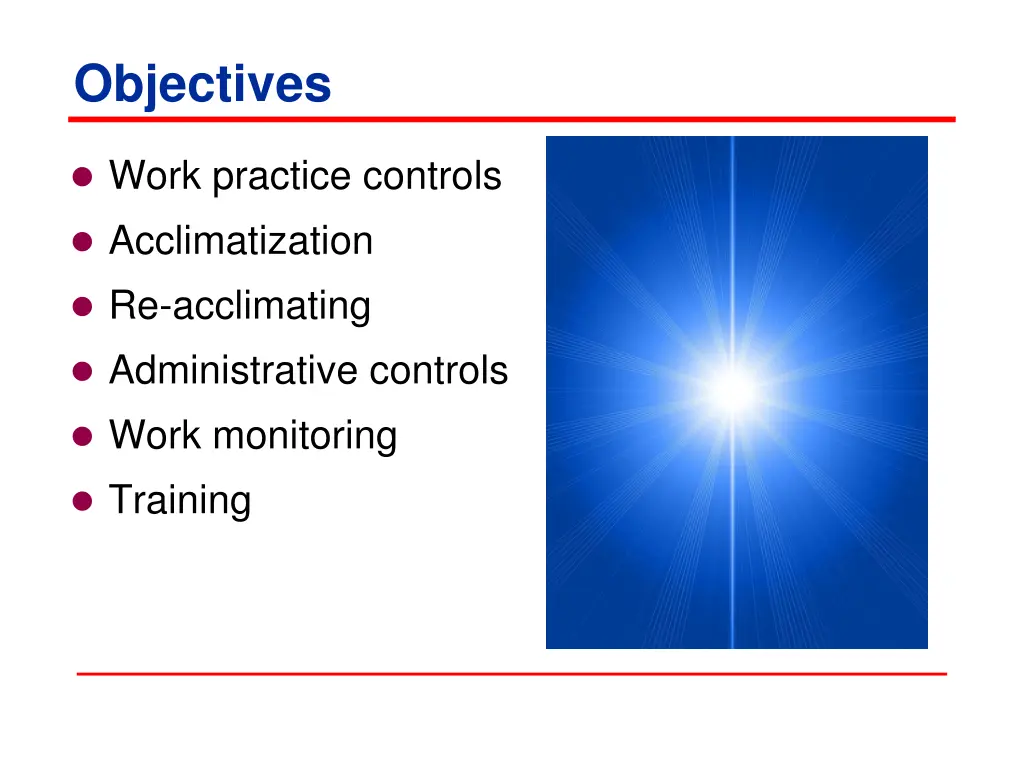 objectives 1