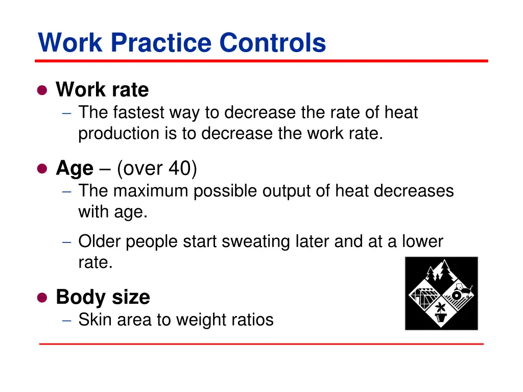 work practice controls