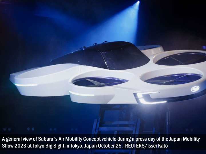 a general view of subaru s air mobility concept