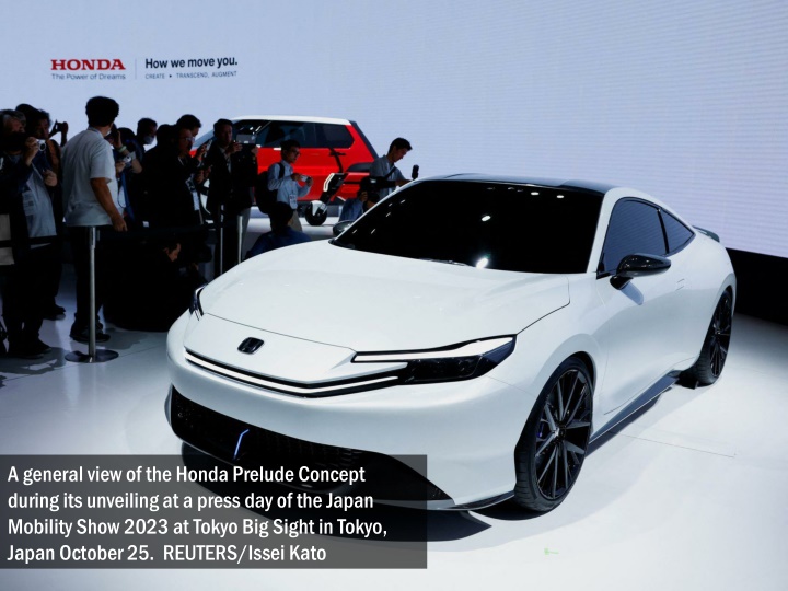 a general view of the honda prelude concept