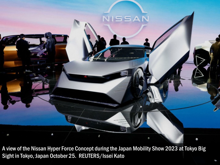 a view of the nissan hyper force concept during