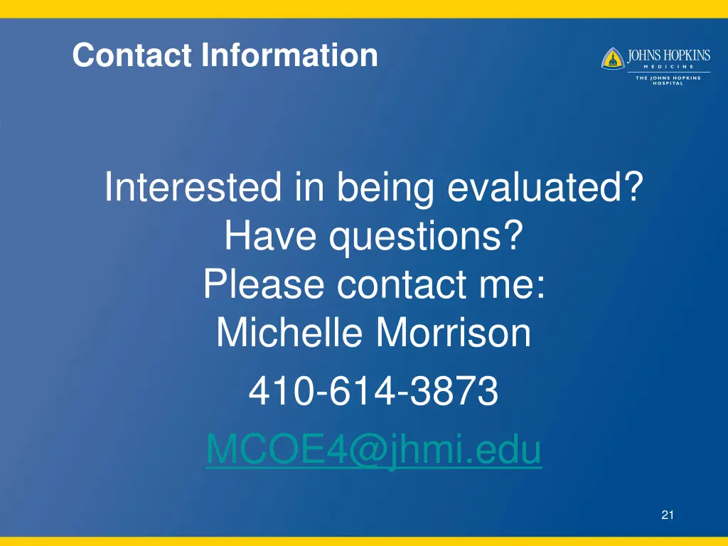 contact information