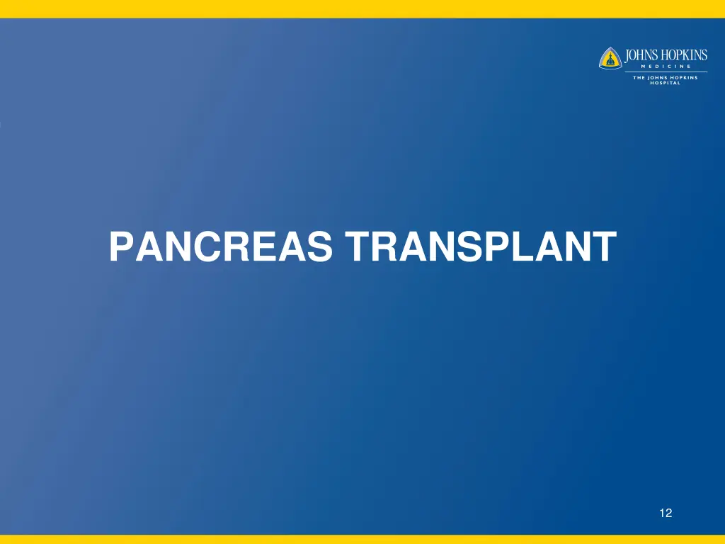 pancreas transplant