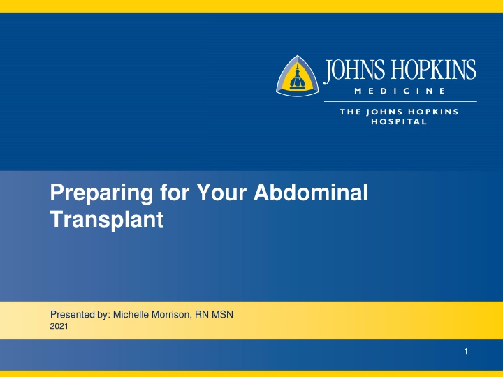 preparing for your abdominal transplant