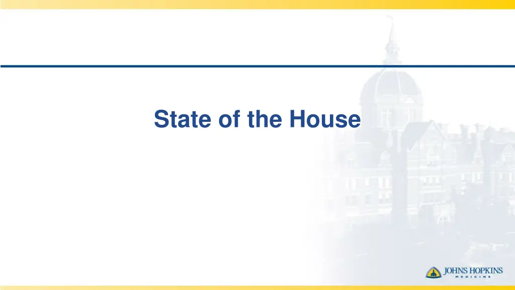 state of the house