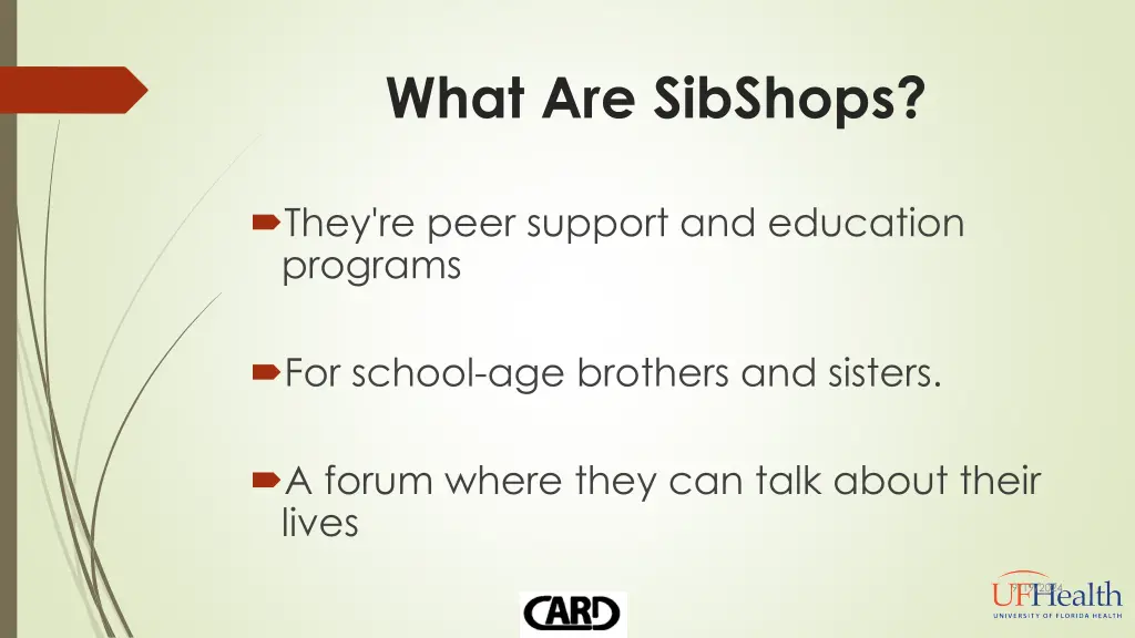 what are sibshops 3