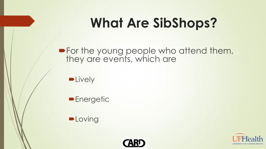 what are sibshops 5