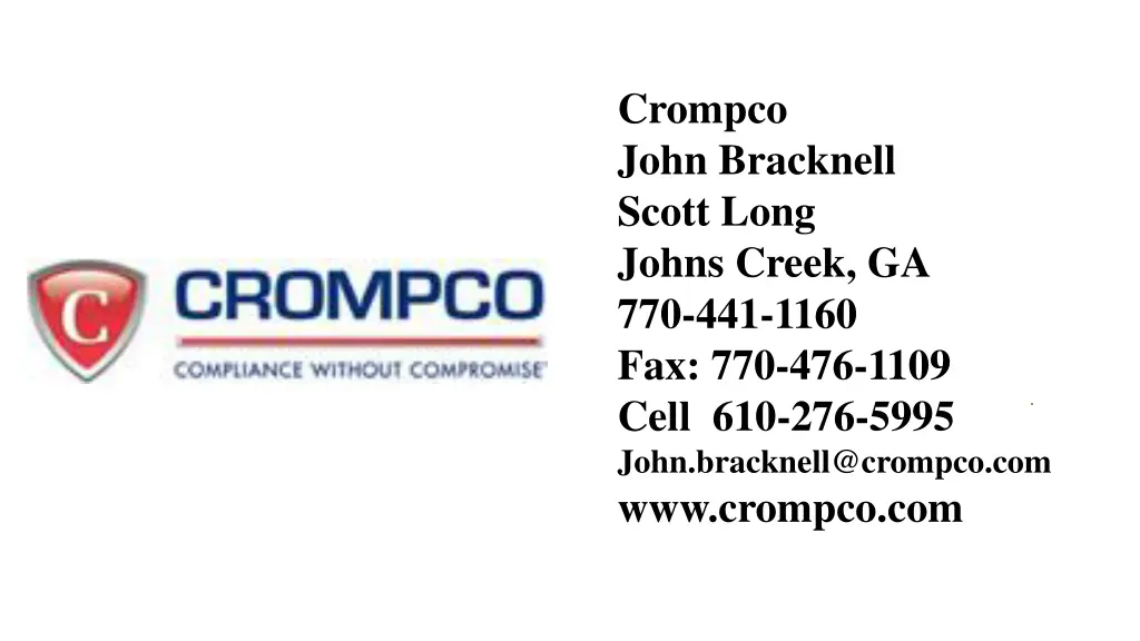 crompco john bracknell scott long johns creek