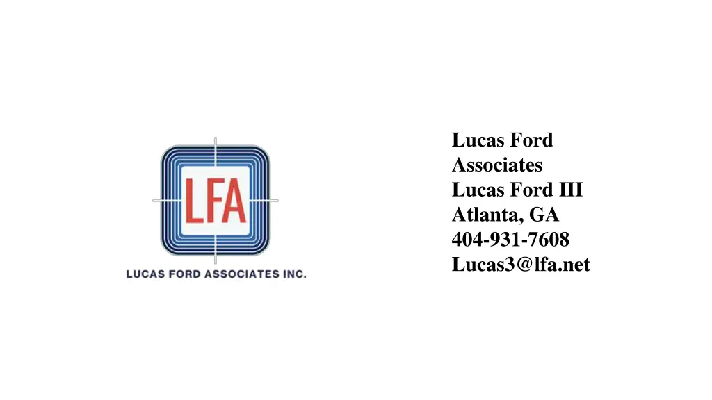 lucas ford associates lucas ford iii atlanta