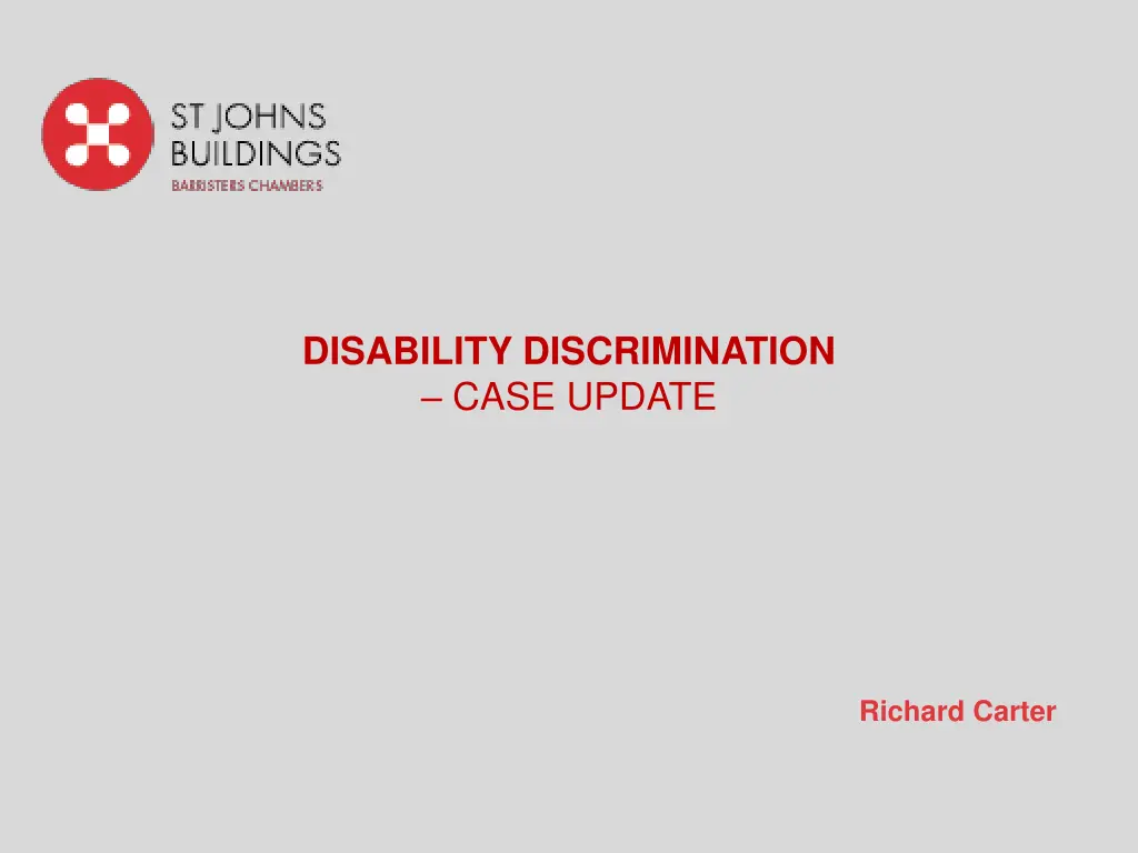 disability discrimination case update