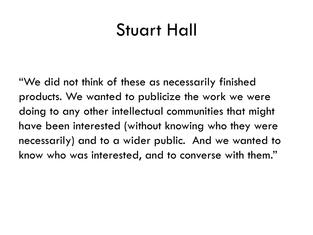 stuart hall