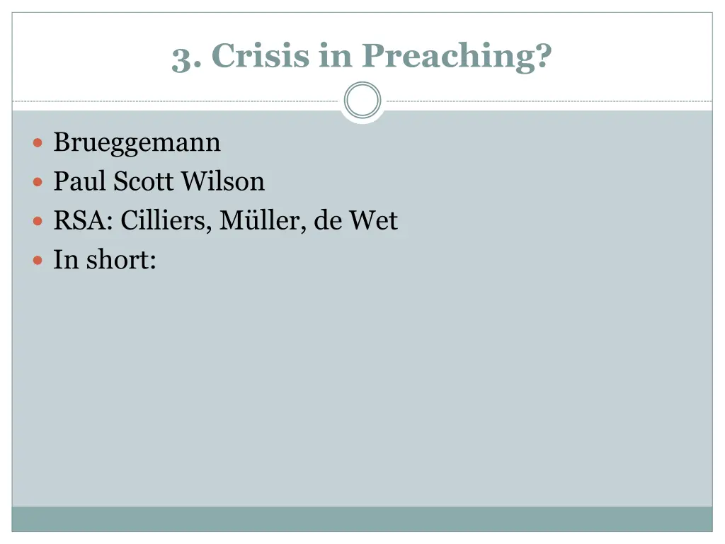 3 crisis in preaching