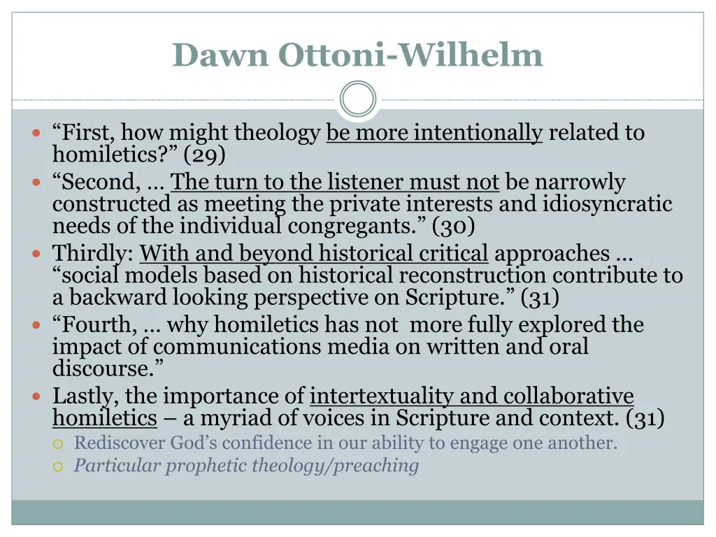 dawn ottoni wilhelm