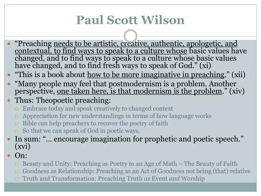 paul scott wilson