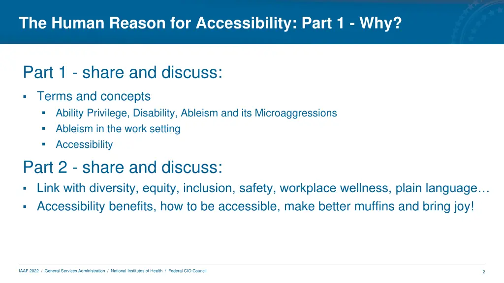 the human reason for accessibility part 1 why