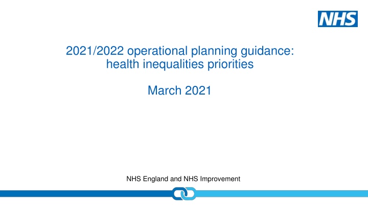 2021 2022 operational planning guidance health