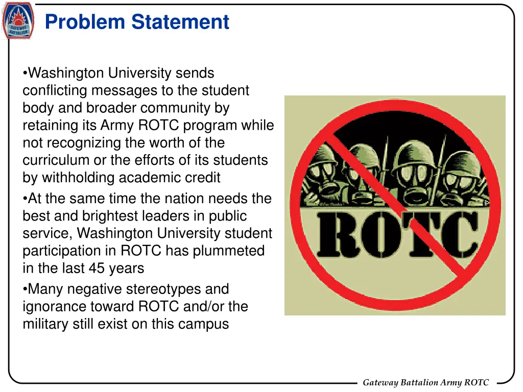 problem statement