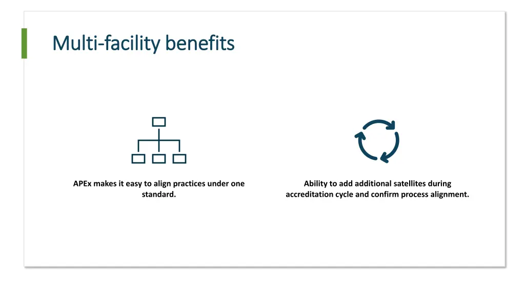 multi multi facility benefits facility benefits