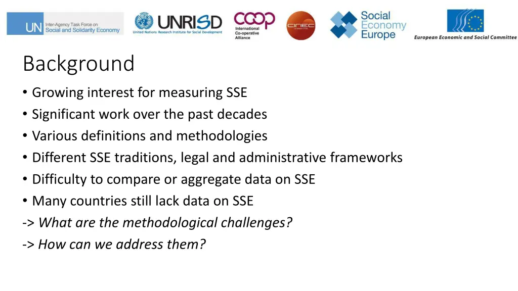 background growing interest for measuring