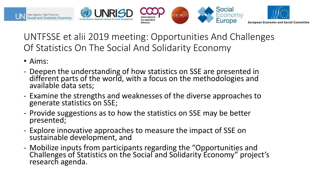 untfsse et alii 2019 meeting opportunities