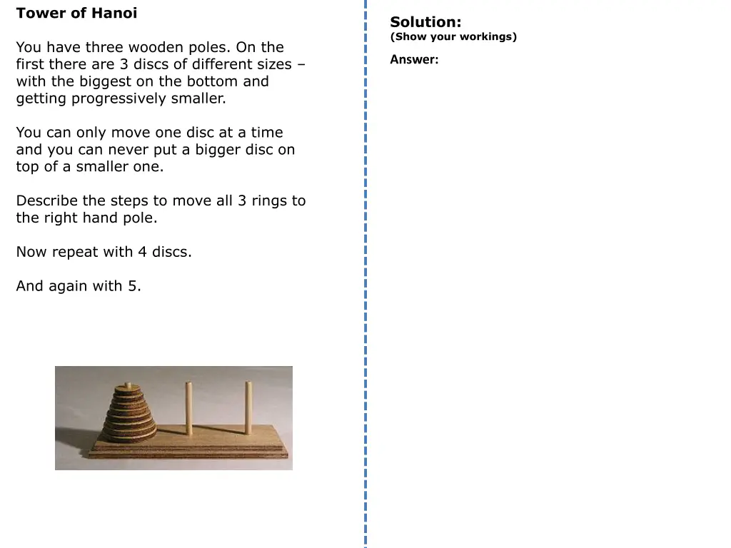 tower of hanoi