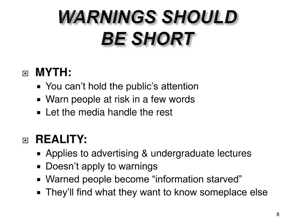 myth you can t hold the public s attention warn