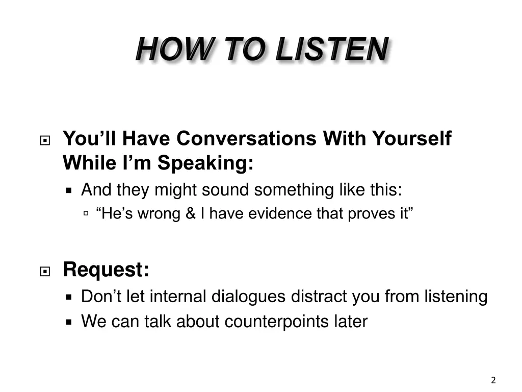 you ll have conversations with yourself while