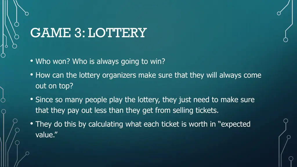 game 3 lottery 1