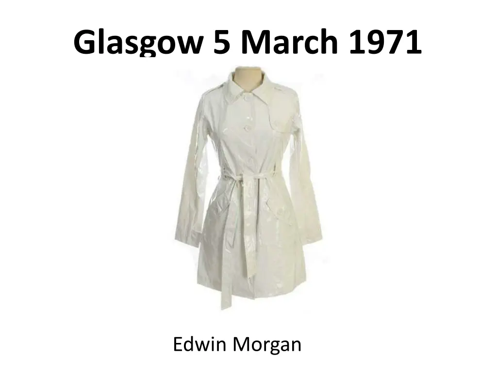 glasgow 5 march 1971 1