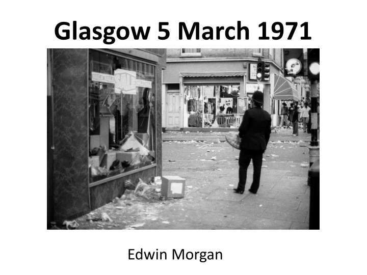 glasgow 5 march 1971