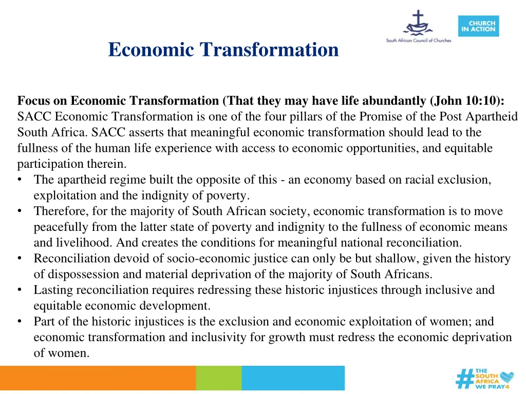 economic transformation