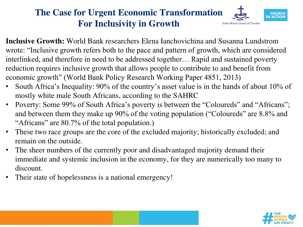 the case for urgent economic transformation